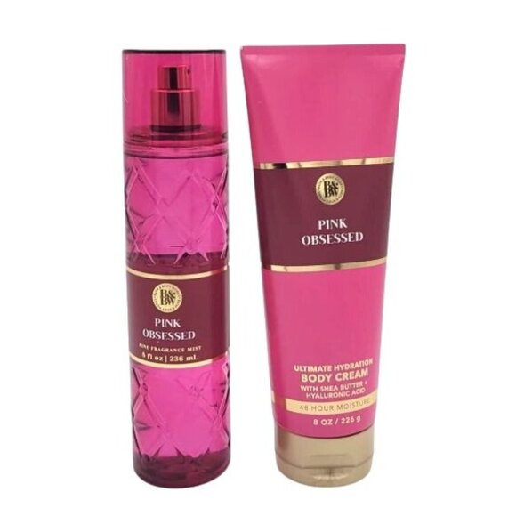 Pink Obsessed Fine Fragrance Mist & Ultimate Hydration Body Cream Set NEW - Picture 1 of 1